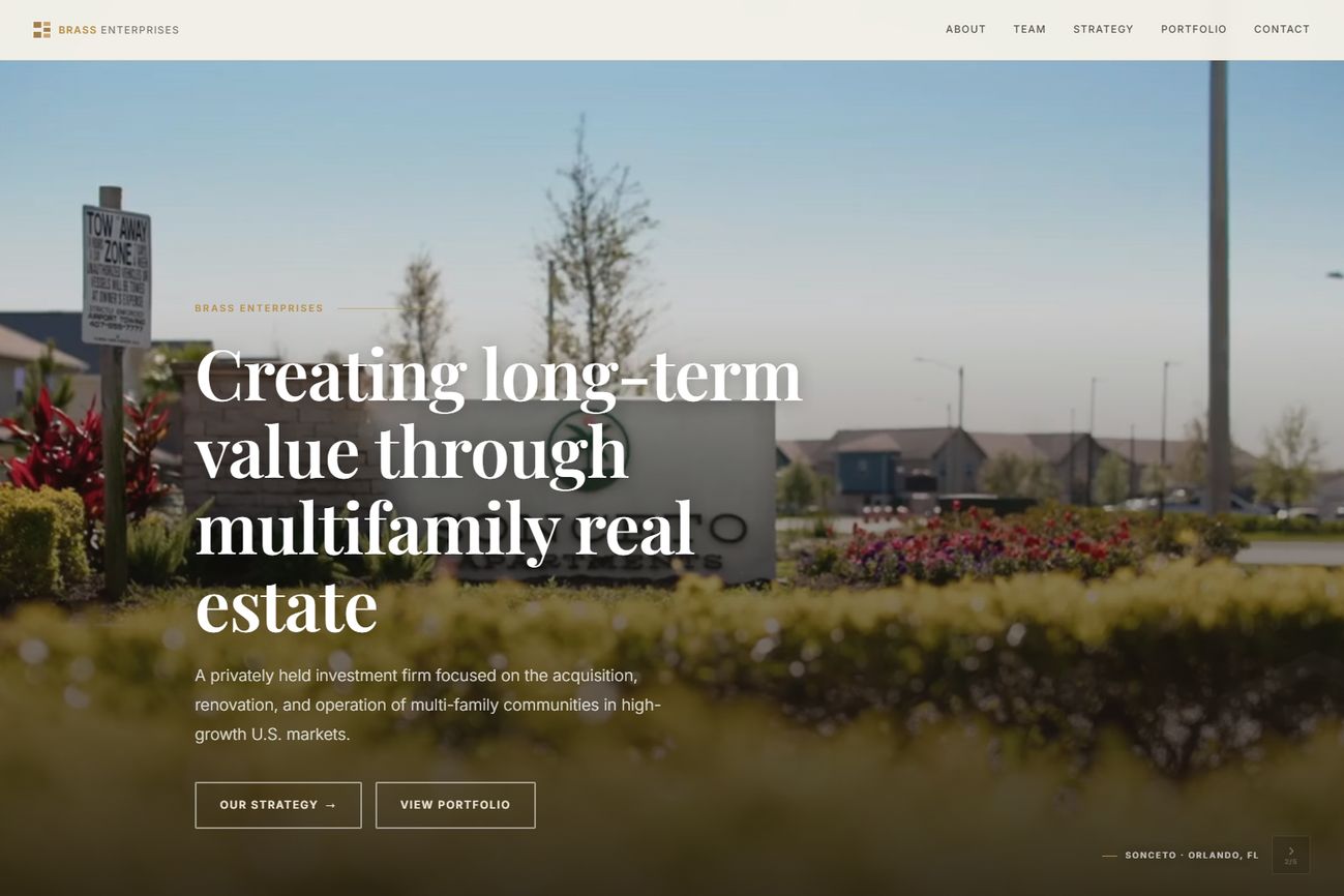 Brass Enterprises &mdash; Home
